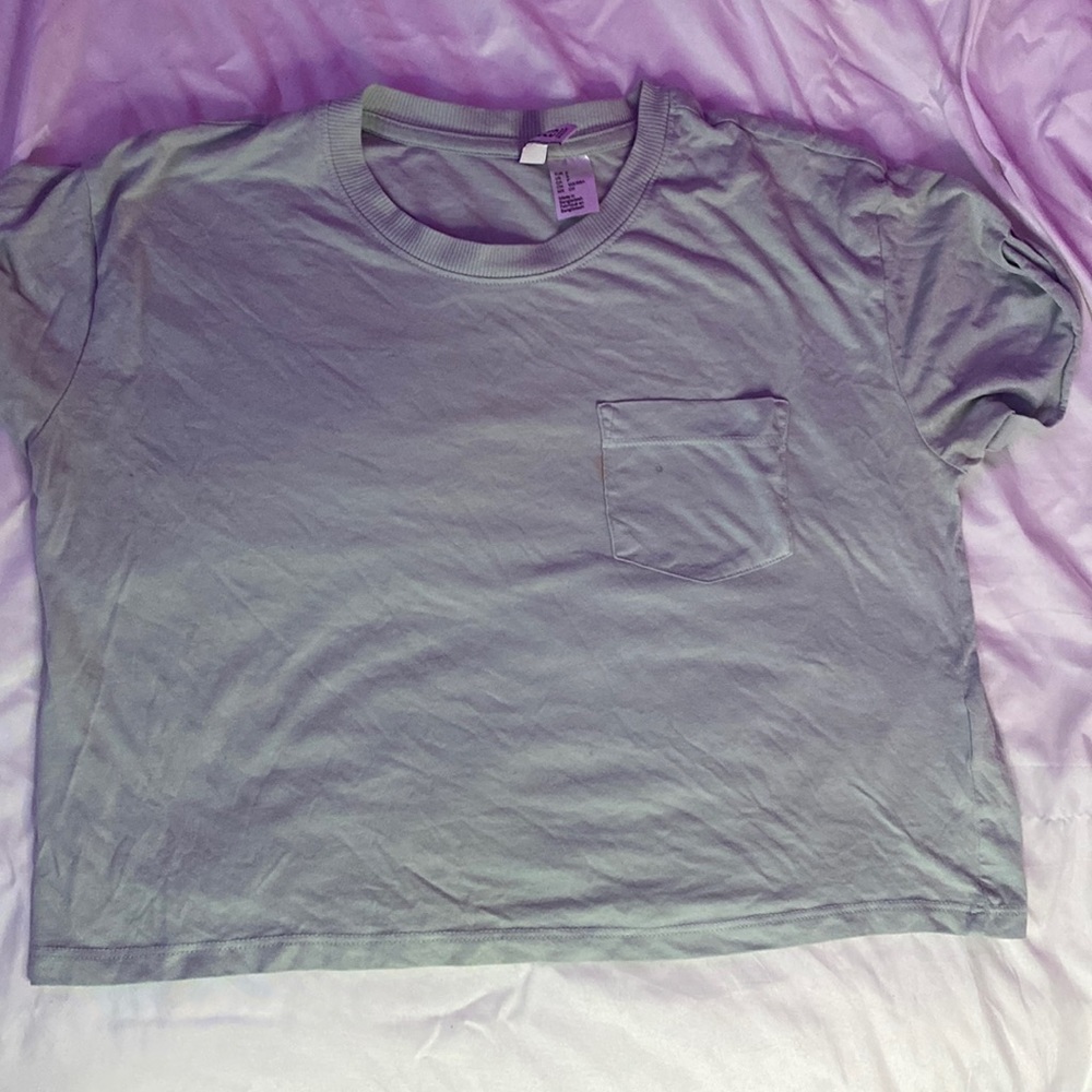 H&M, Teal, Crop top